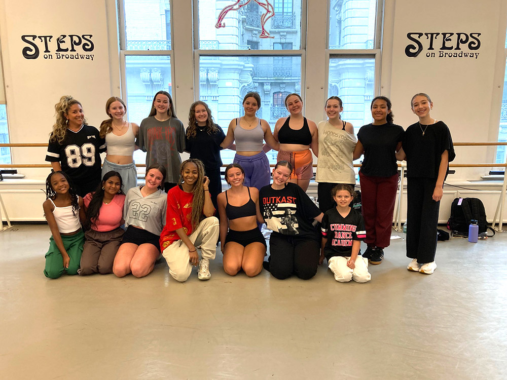 Group dance class visit from Cumming Dance Academy with Eboni Osavio 6/14/25