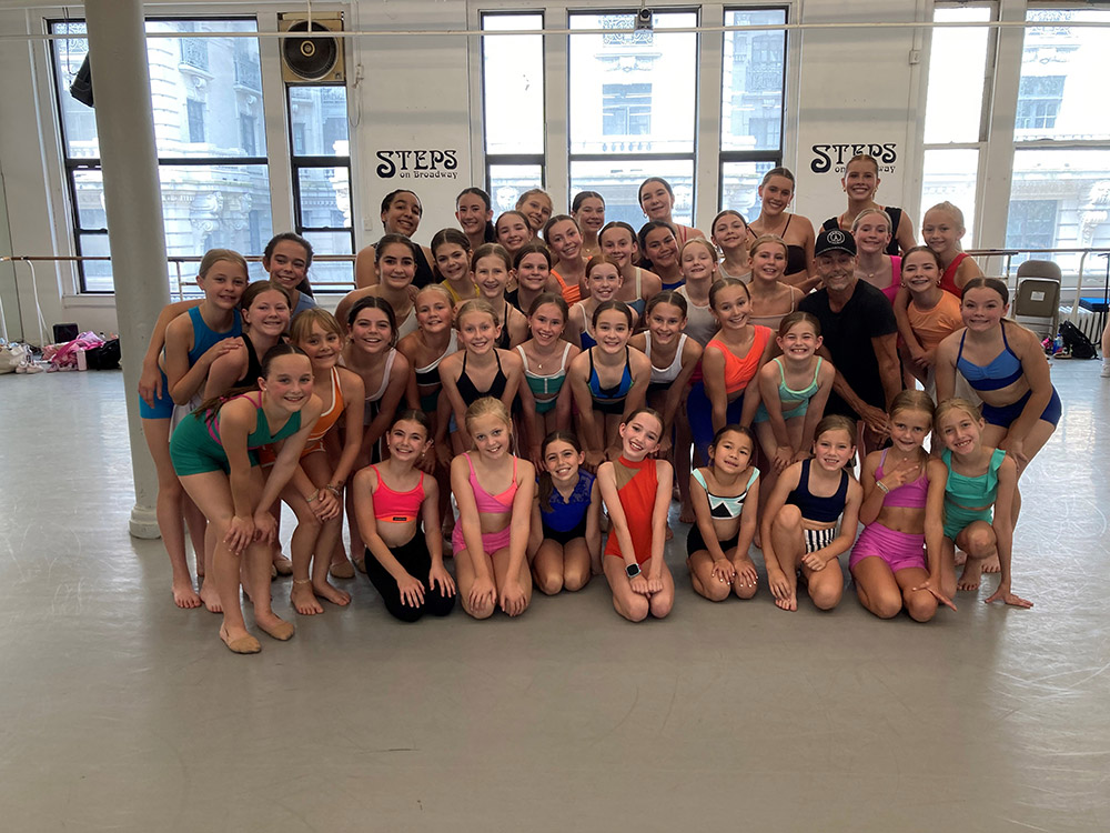 Group dance class visit from Educational Performance Tours-Root Academy with John Leggio 6/13/25