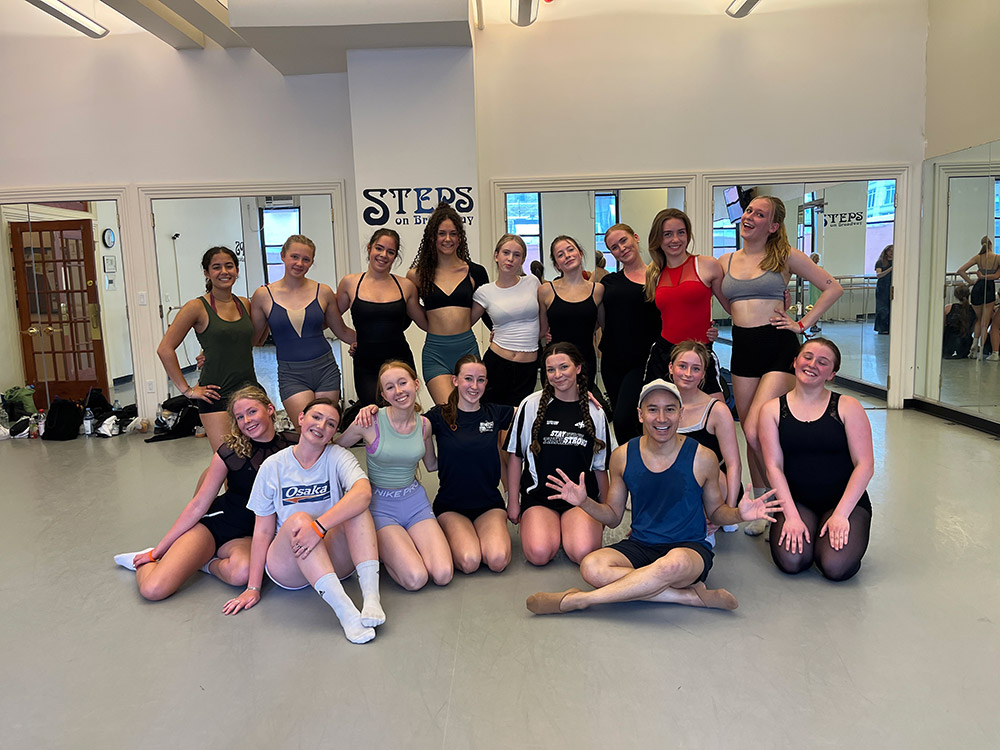 Group dance visit from Exeter College with Plu Sayampol 6/19/25