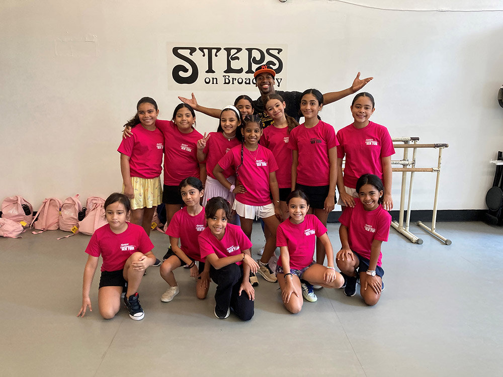 Group dance class visit from Meraki Dance Studio with Robert Taylor Jr. 7/4/25