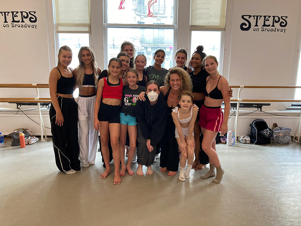 Group dance class visit from OM Grown Dance Studios with Emily Bufferd 7/13/25