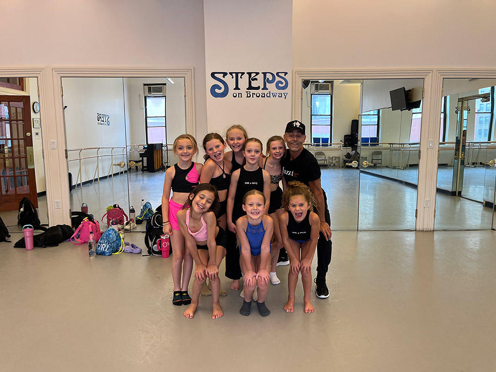 Group dance class visit from OM Grown Dance Studios with John Leggio 7/13/25