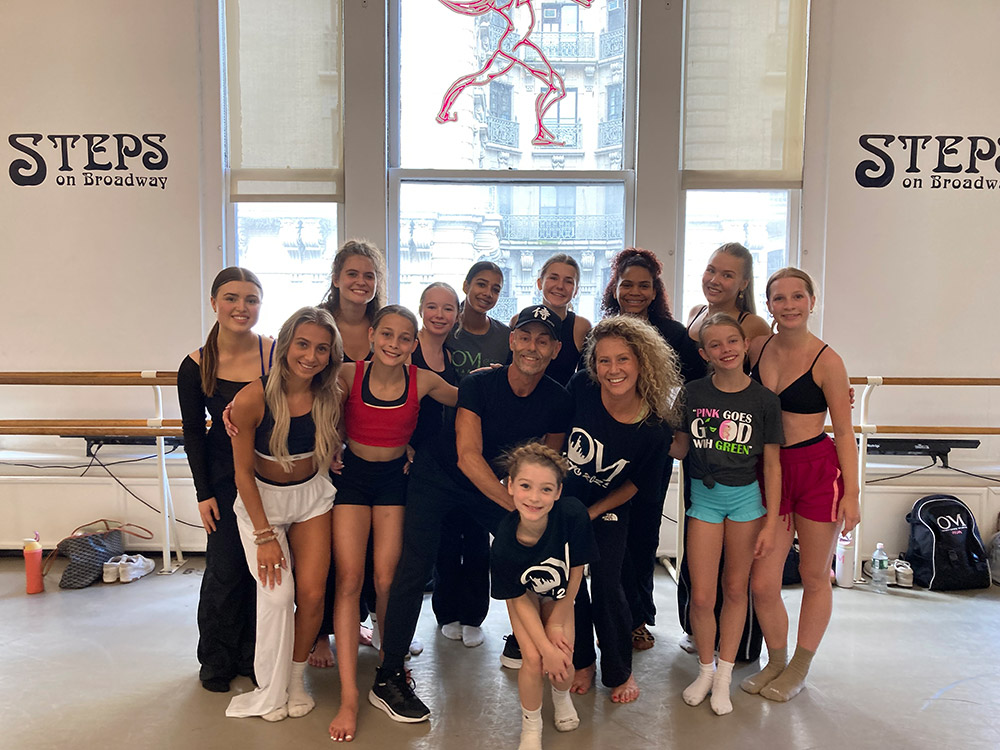 Group dance class visit from OM Grown Dance Studios with John Leggio 7/13/25