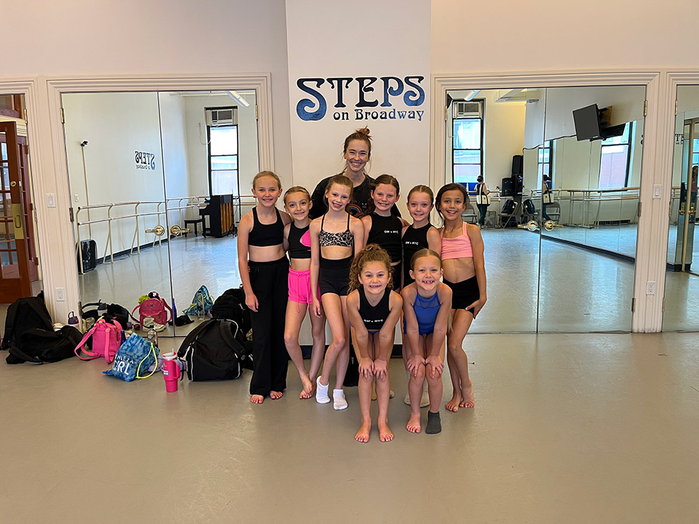 Group dance class visit from OM Grown Dance Studios with Katie Drablos 7/13/25