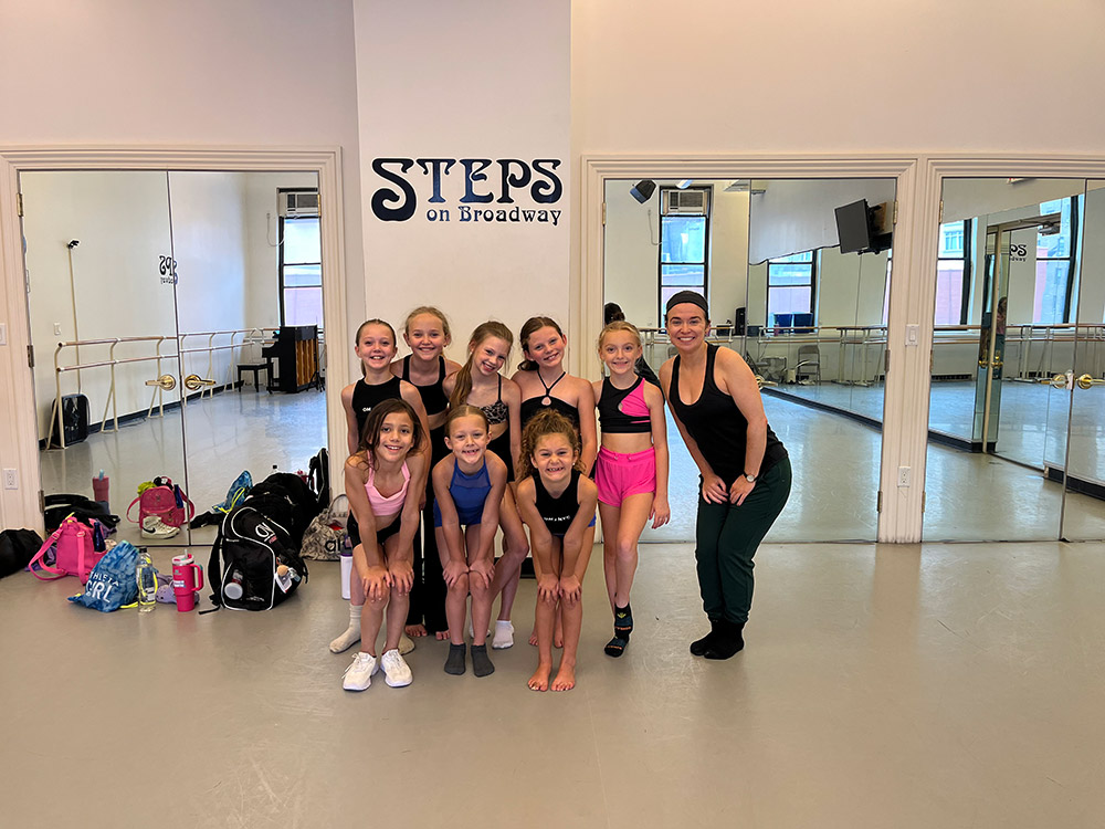 Group dance class visit from OM Grown Dance Studios with Rebecca Frazier 7/13/25