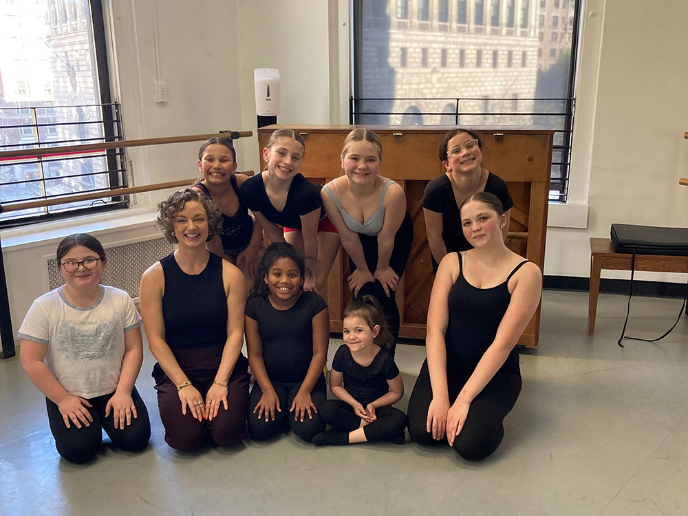 group dance class visit from Passion & Persistence Dance Empire with Cori Jo Swanson 4/17/25