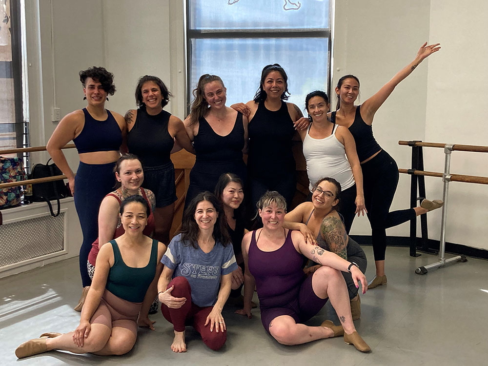 group dance class visit from S & S Academy of the Arts with Mindy Jackson 4/24/25