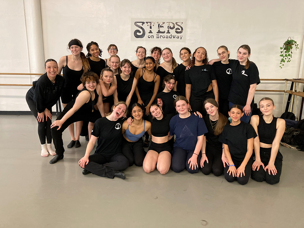 Group dance visit from Bright Spark Travel-Rosedale Heights High School with Krystyna Resavy 2/15/25